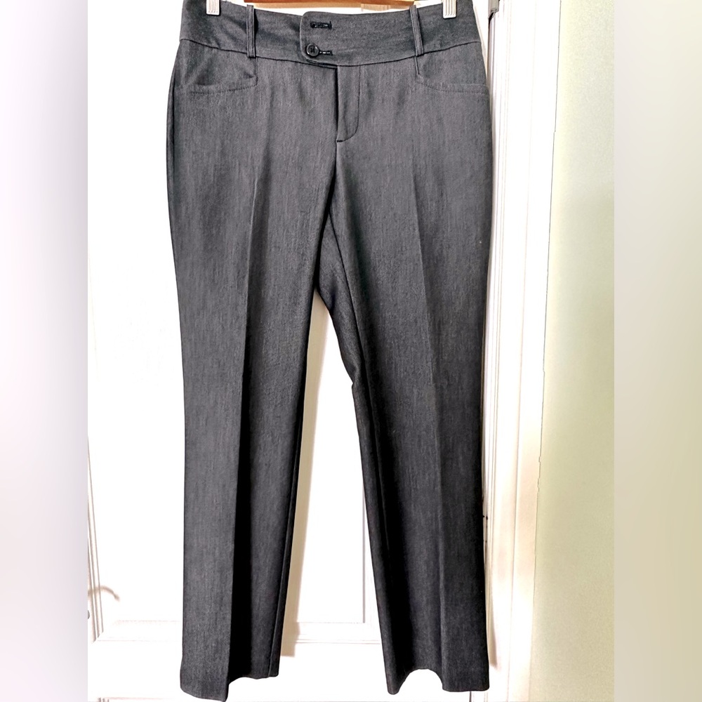 CALVIN KLEIN WOMENS DARK GREY DRESS PANT SIZE 6
